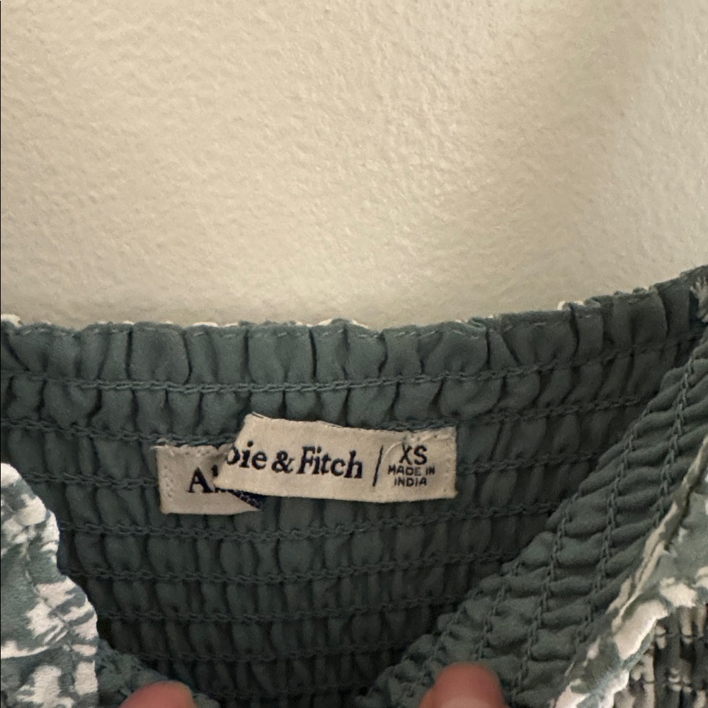 NWOT Abercrombie & Fitch Smocked Mini Dress - Picture 5 of 9